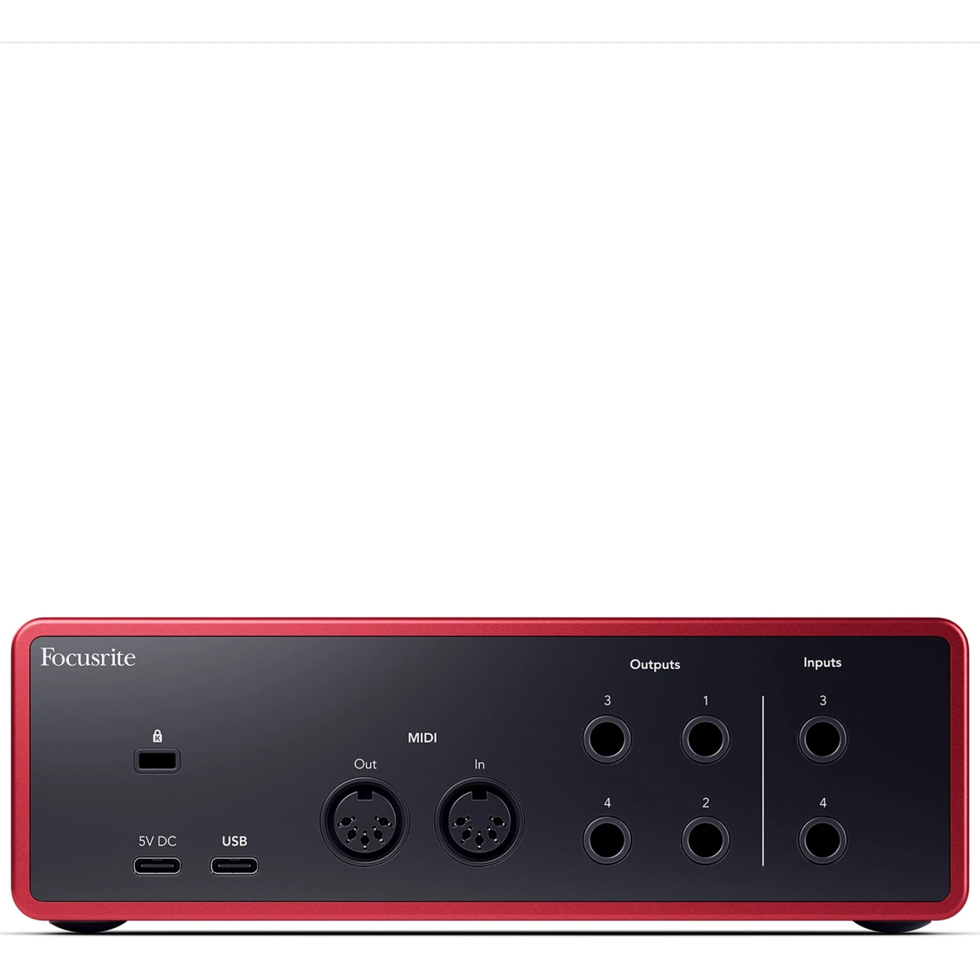 Interface De Áudio Focusrite Scarlett 4i4 4th Geração - O Acústico