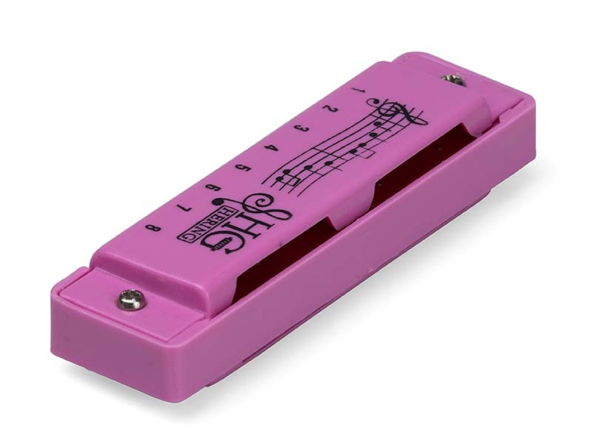 Gaita de Boca Diatônica Infantil Hering Junior Rosa - O Acústico ...