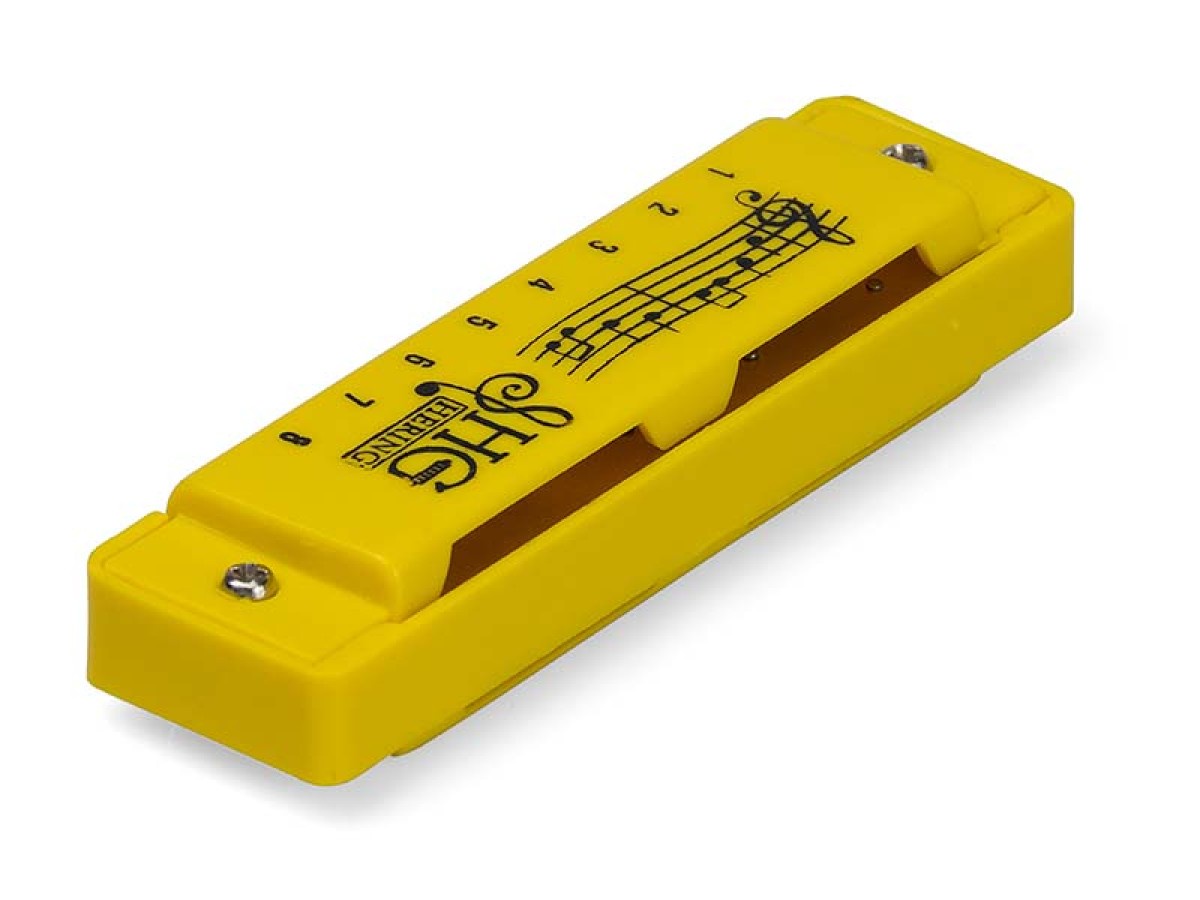Gaita de Boca Diatônica Infantil Hering Junior Amarelo - O Acústico ...