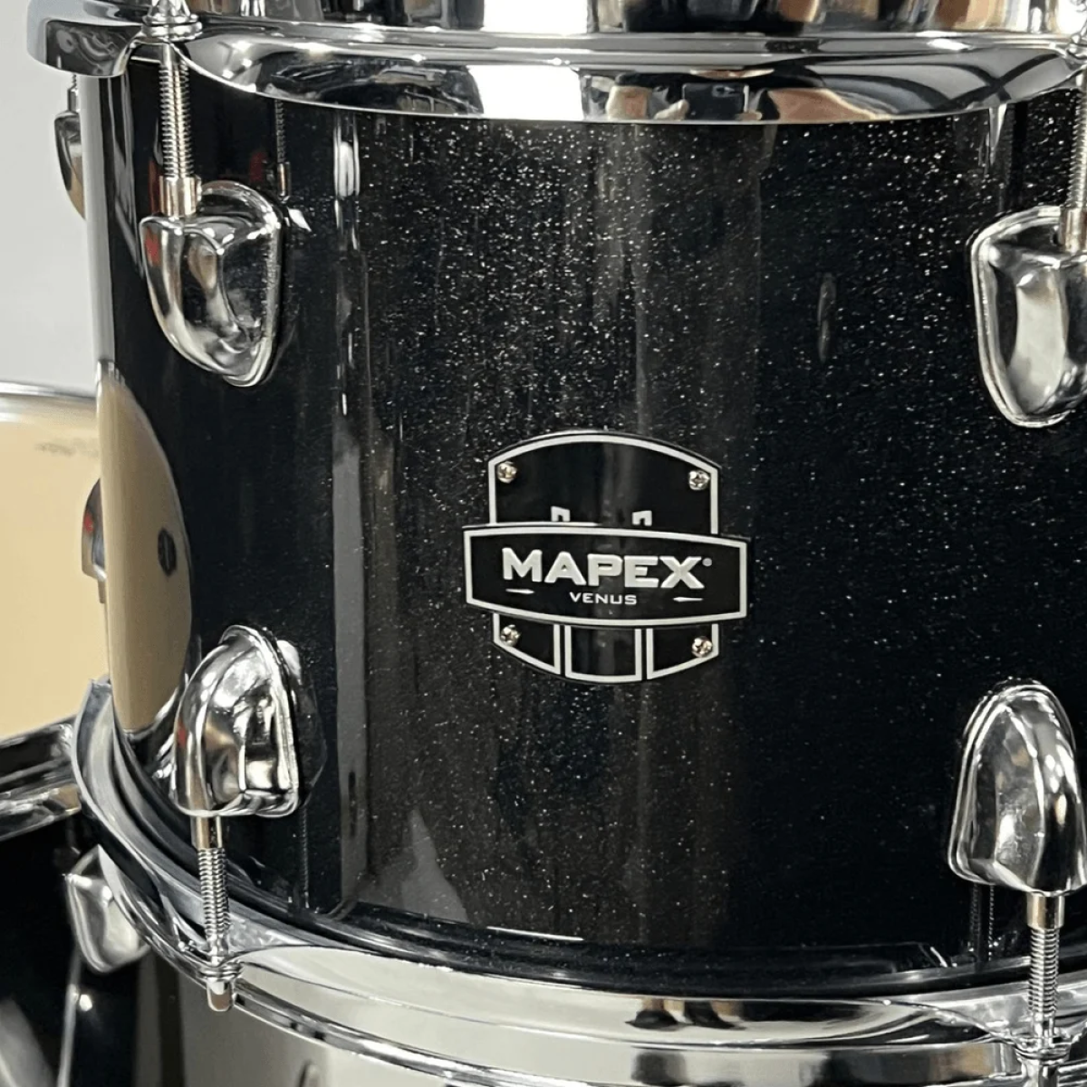 Bateria Acústica Mapex Venus Black Galaxy Sparkle VE5295FT - O
