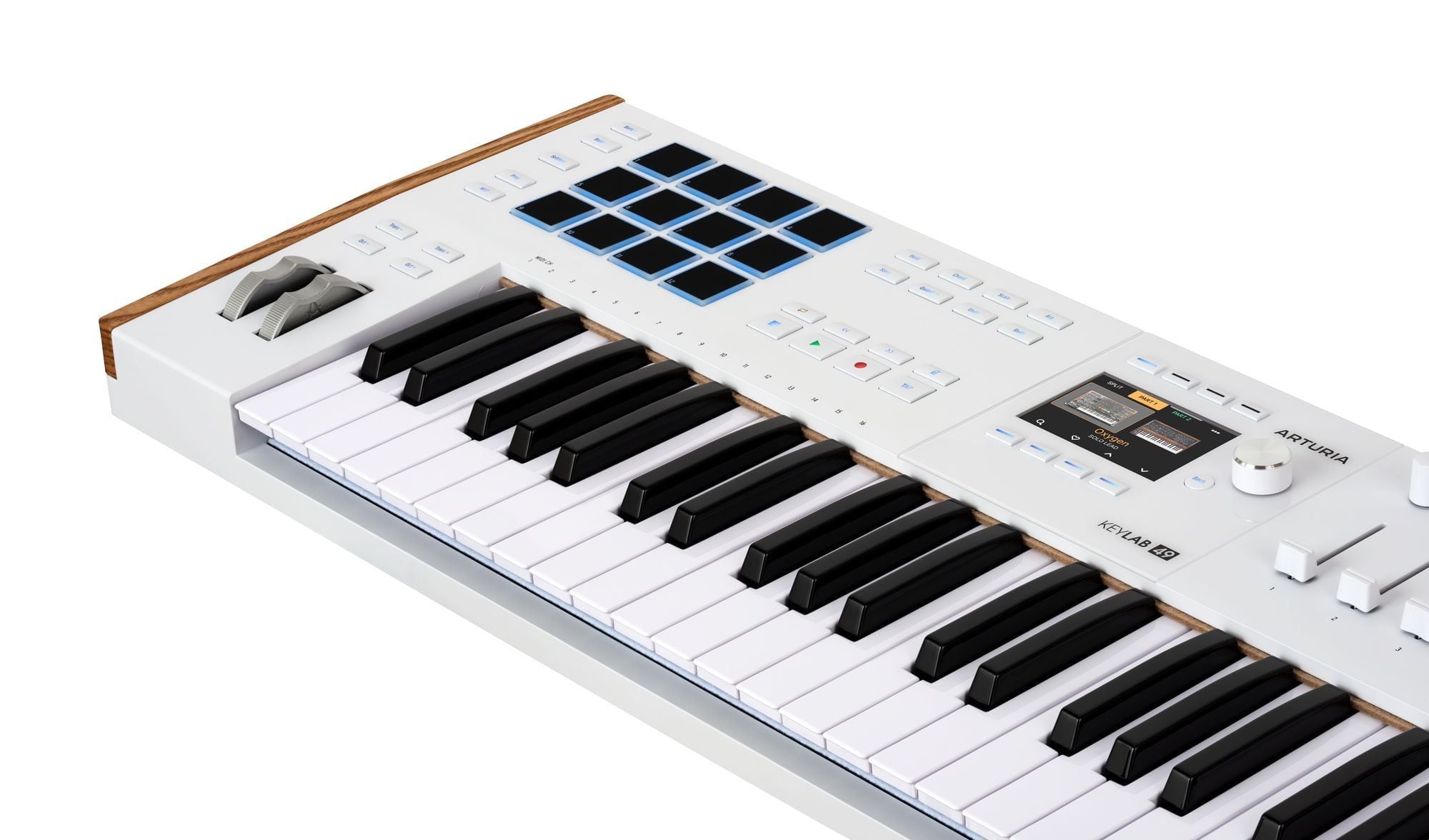 Teclado Controlador MIDI Arturia KeyLab 49 Teclas Mk3 Branco - O