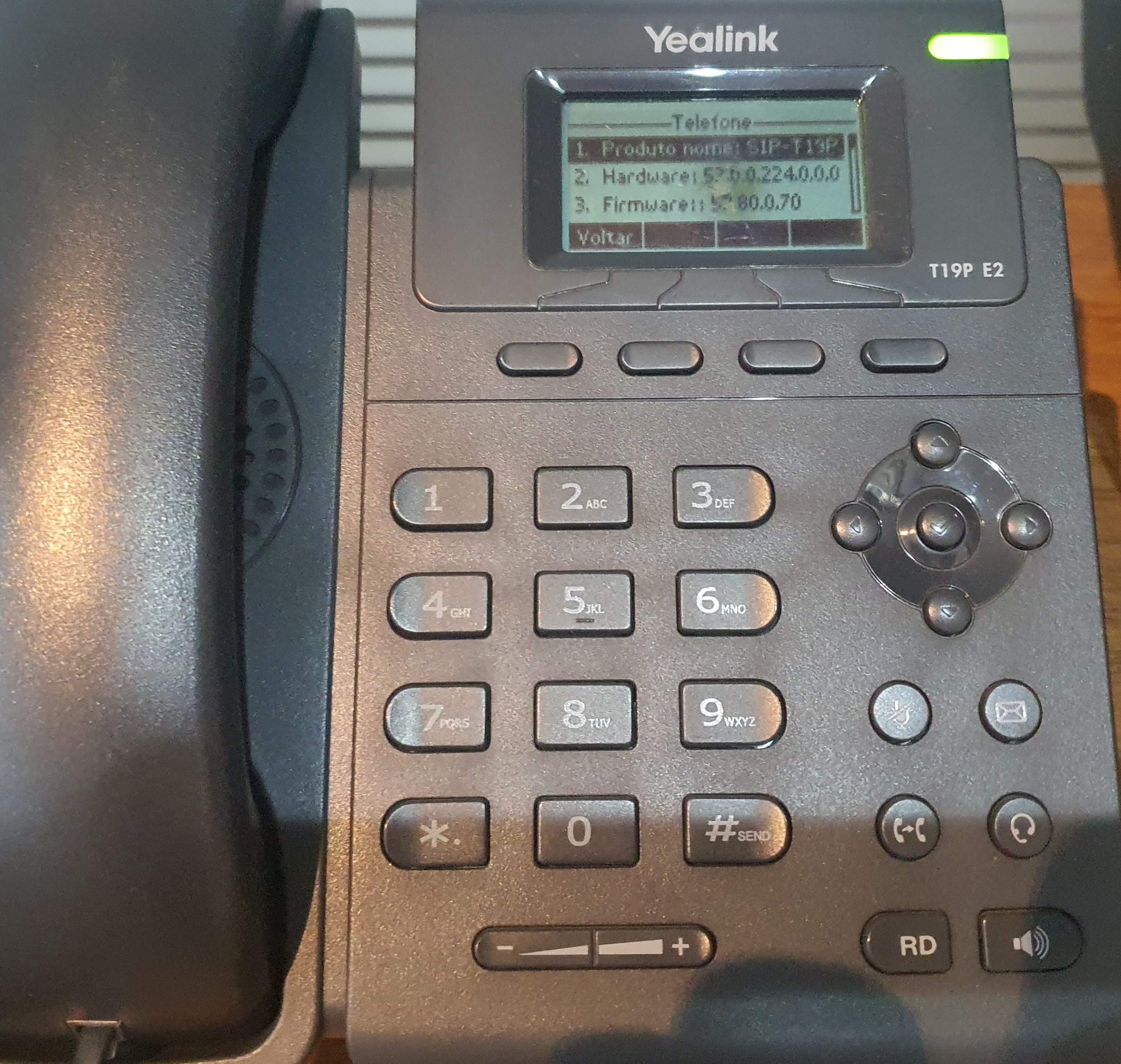 kit 9 und. Aparelho Telefone IP Usado Yealink T19P E2 Preto Usado ...