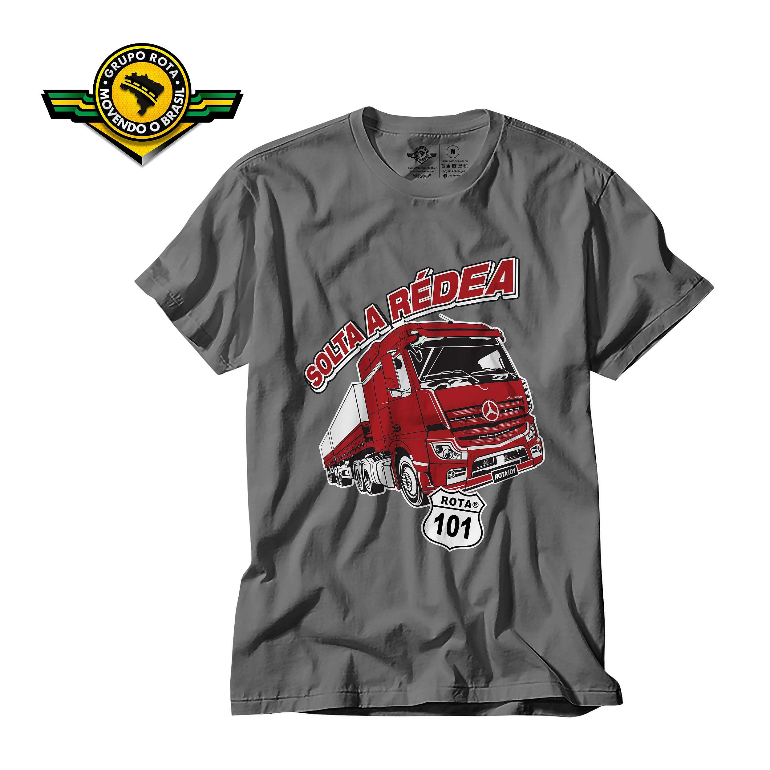 CAMISETA ROTA 101 SOLTA A RÉDEA - Grupo Rota Movendo O Brasil