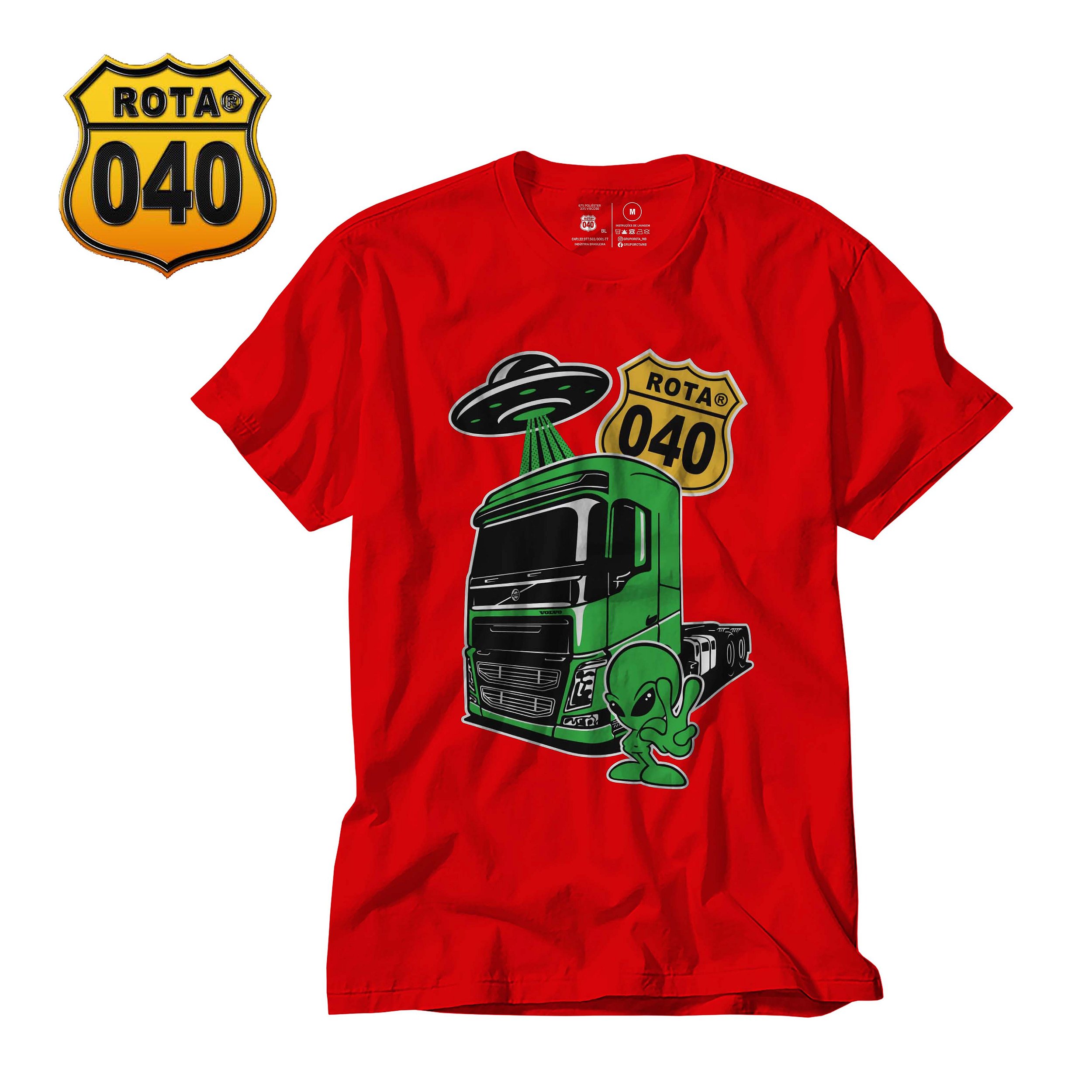 CAMISETA ROTA 040 NAVE ESPACIAL - Grupo Rota Movendo O Brasil