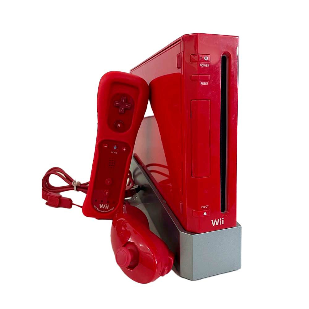 Console Nintendo Wii Vermelho - Nintendo - SO GAMES USADOS