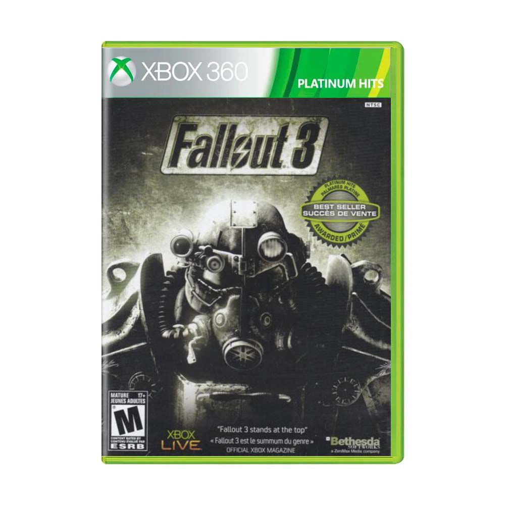 Fallout 3 (Platinum Hits) - Xbox 360 - SO GAMES USADOS
