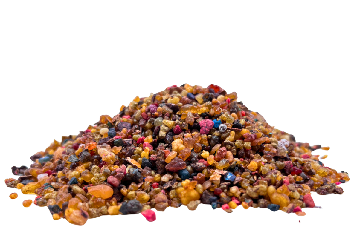 NKlaus 1kg Incenso Arcangelo Gabriele - Miscela Greca Per Chiesa, Grani Nero E Oro