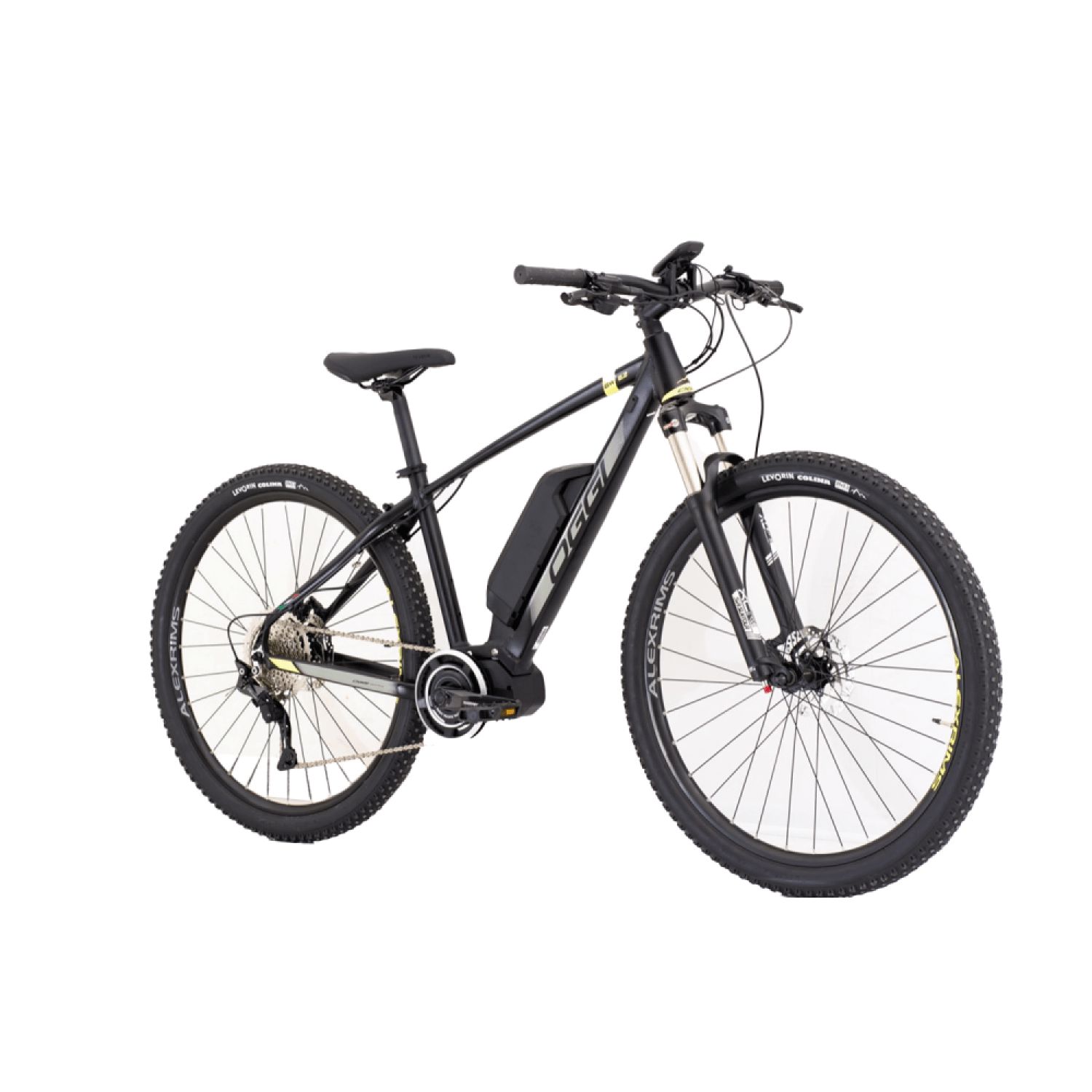 Bicicleta elétrica Oggi Big Wheel 8.2 aro 29" Shimano E6002 preto e cinza -  Ciclo Urbano Bicicletas