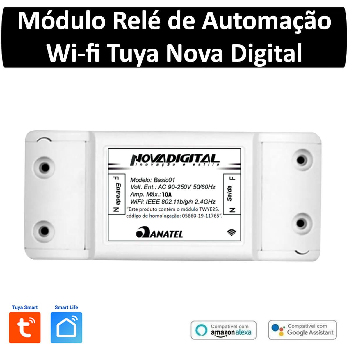 Interruptor Inteligente Wifi Nova Digital de 4 Botões e 2 Tomadas - Loja  Geek Smart - Automação Residencial