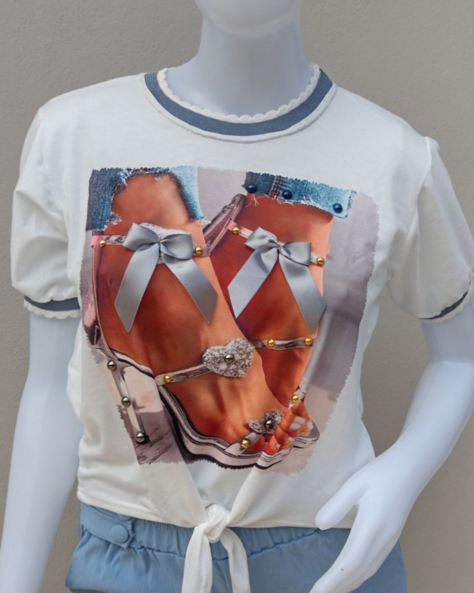 Blusinhas Tshirts Thaisa Amorecas Fashion