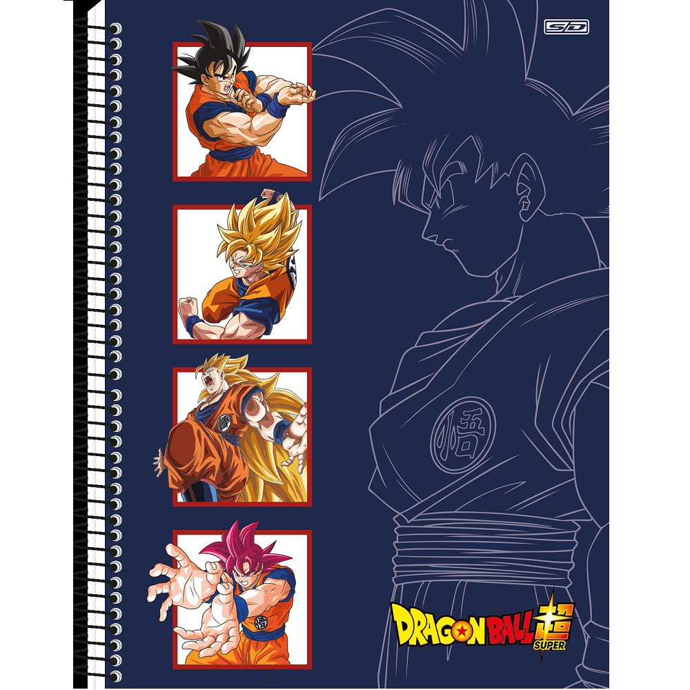 Kit 1 Caderno 10 Materias + 1 Caderno De Desenho Naruto Sd