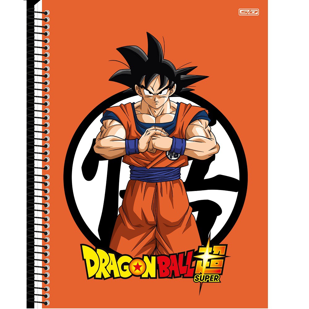 Caderno Brochura Dragon Ball Super Sayajin - 80 Folhas - São