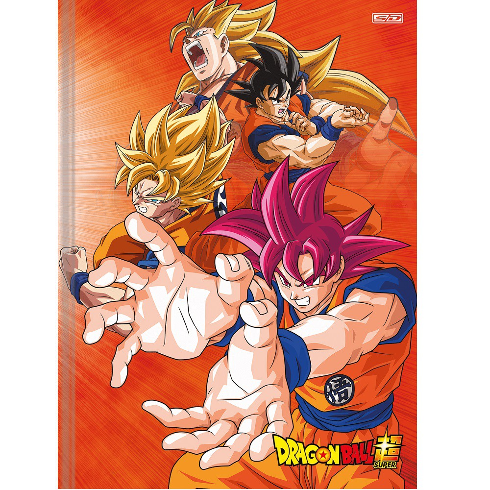 Caderno Universitário Capa Dura Dragon Ball 1 Matéria Sd