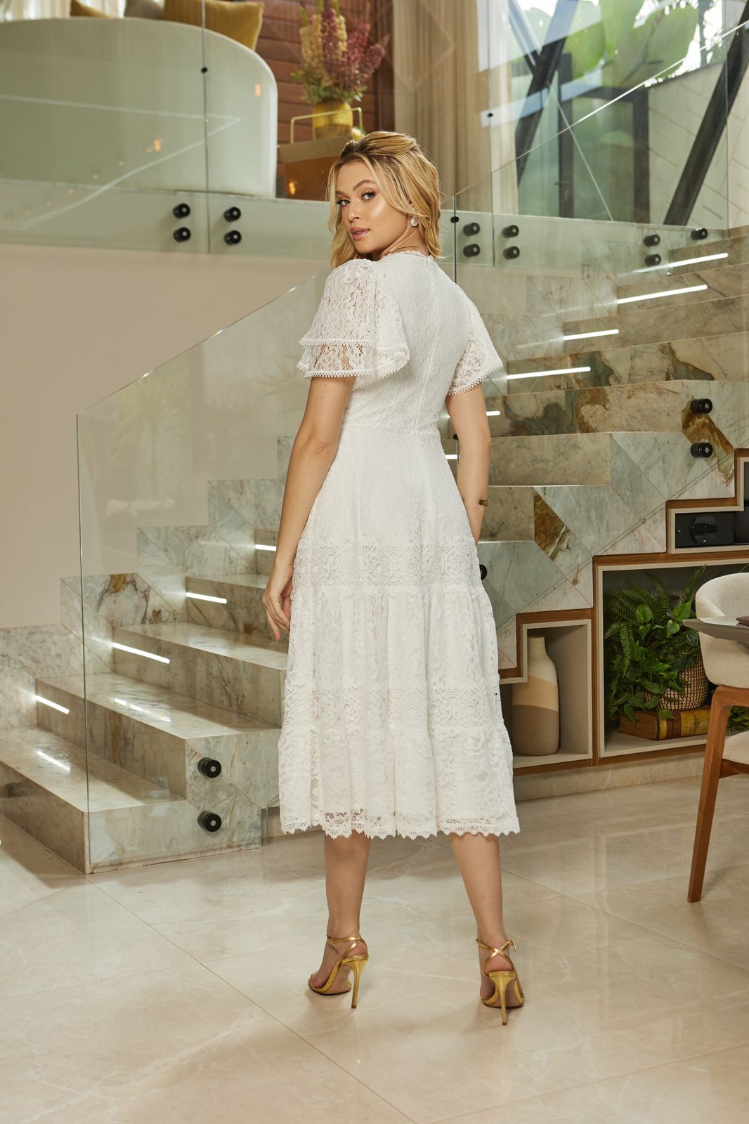 Off White Vestido Longo Branco Noiva Noiva Loja Vestido Branco