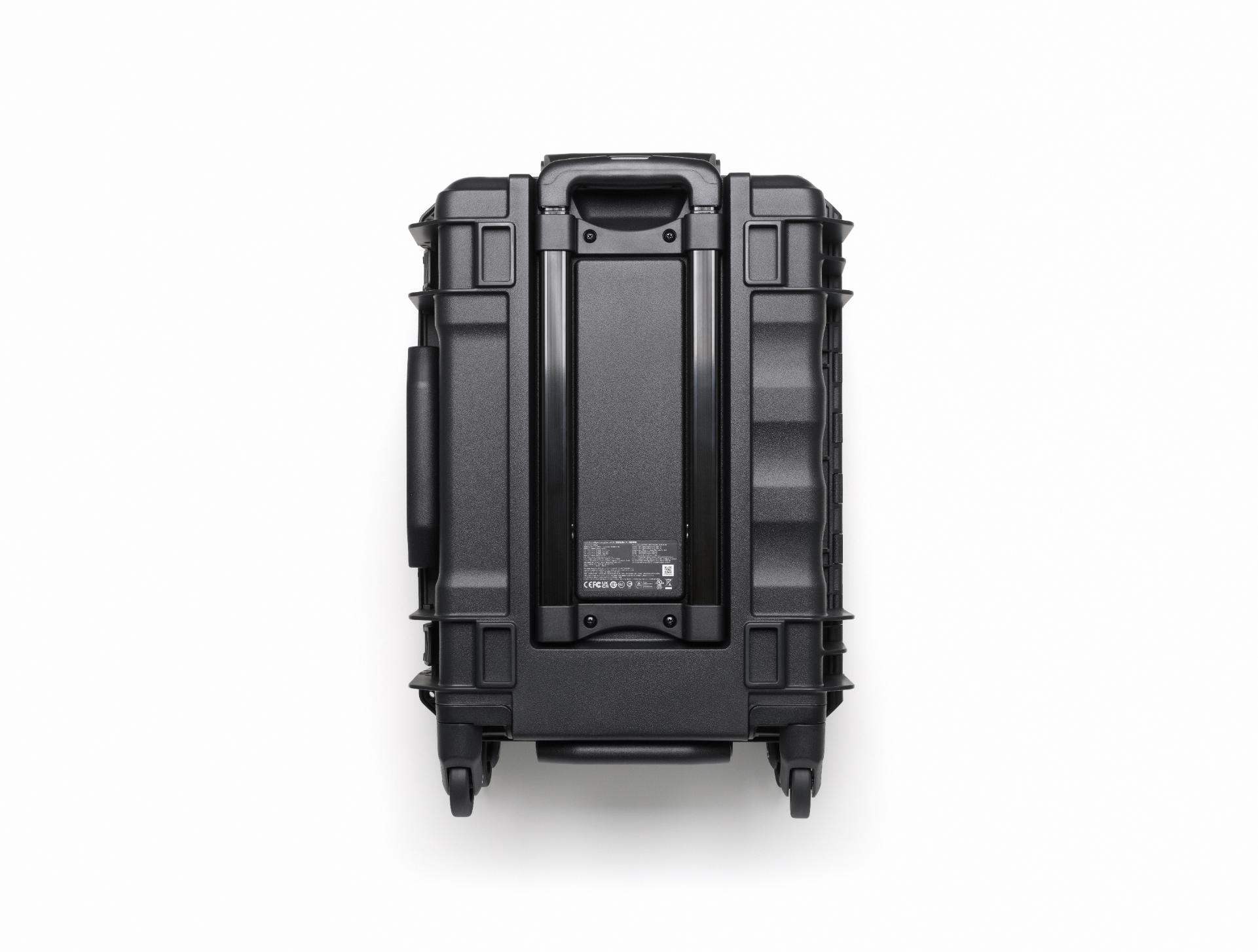 Detalhe dos modos de carregamento da esta&ccedil;&atilde;o DJI BS100