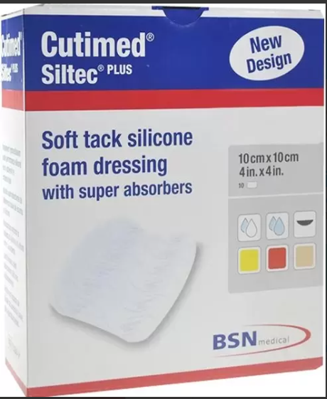 Curativo Cutimed Siltec Plus Espuma de Poliuretano com silicone adesivo ...