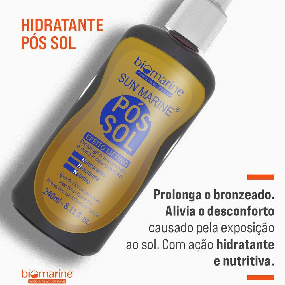 Pós Sol Sun Marine Hidratante Biomarine - Bolelli Cosméticos