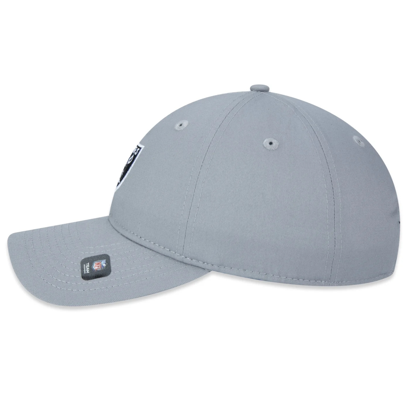 Boné Aba Curva Dat Hat Licenciado Nfl Las Vegas Raiders Cinza