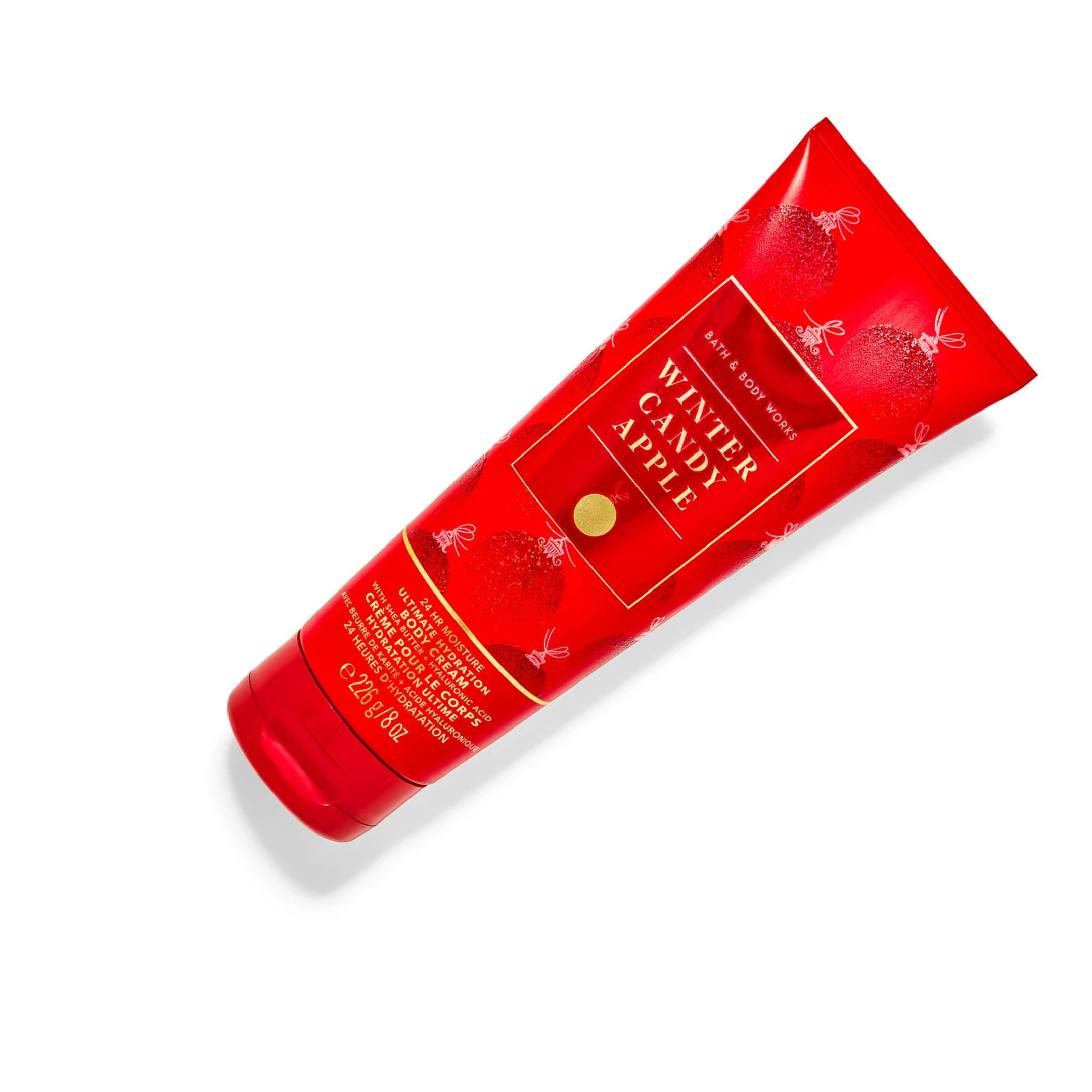 ⑥バスアンドボディワークスWINTER CANDY APPLEボディクリーム3本 Winter Candy Apple Body Cream 226g - Bath and Body Woks