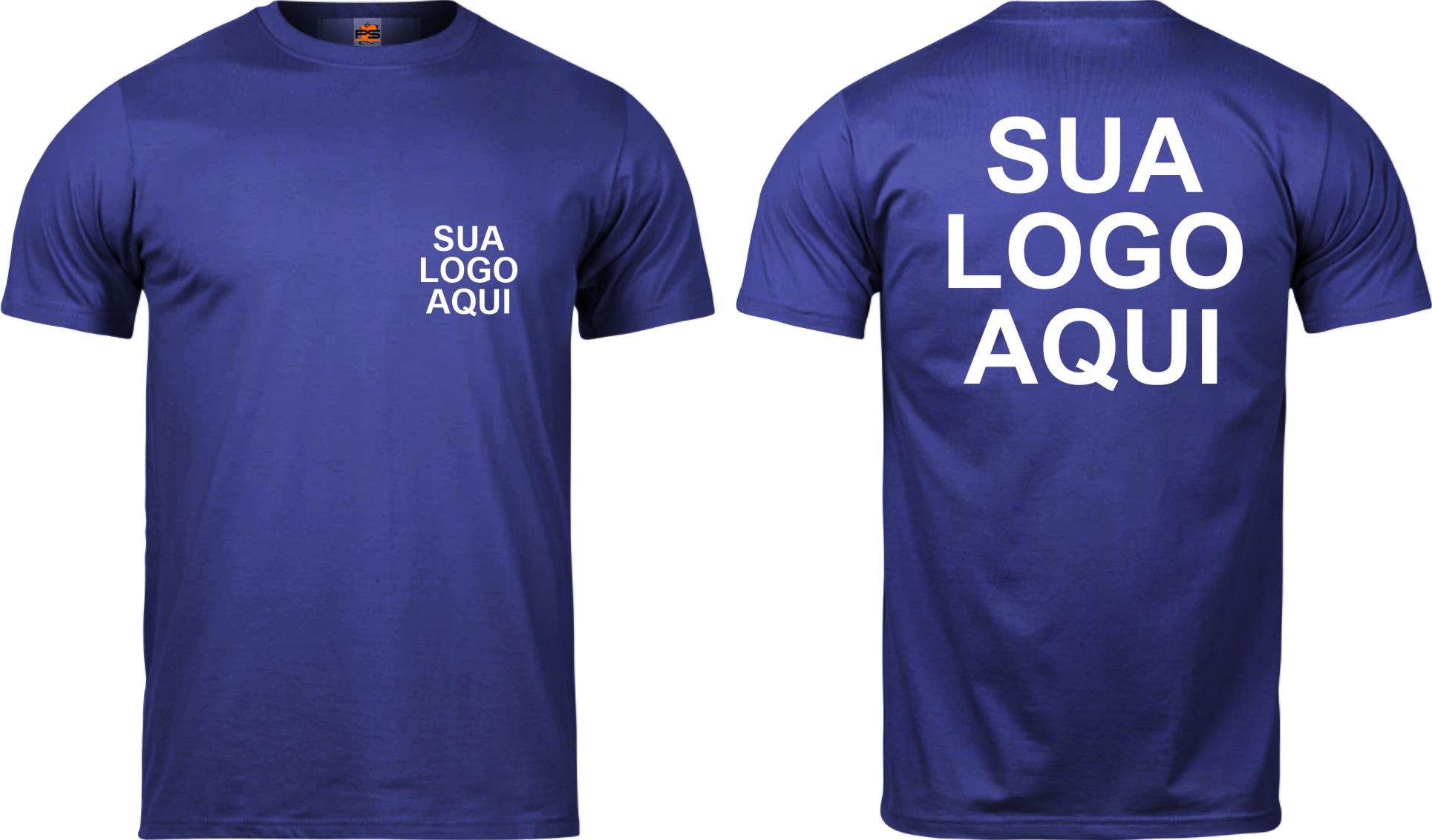 Camiseta Manga Curta Personalizada PS CAMISETAS I Uniformes Profissionais