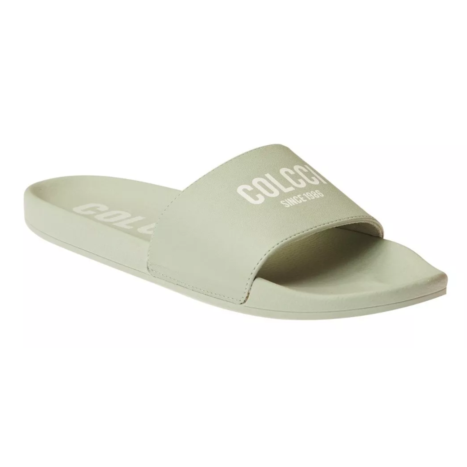 Chinelo Slide New Mestiço Logo Verde Colcci Tam 33 LiquidaE