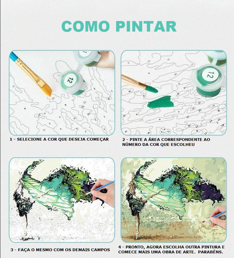 Pintura Numerada Pintura Terapêutica - Telas de Pinturas Numeradas e ...
