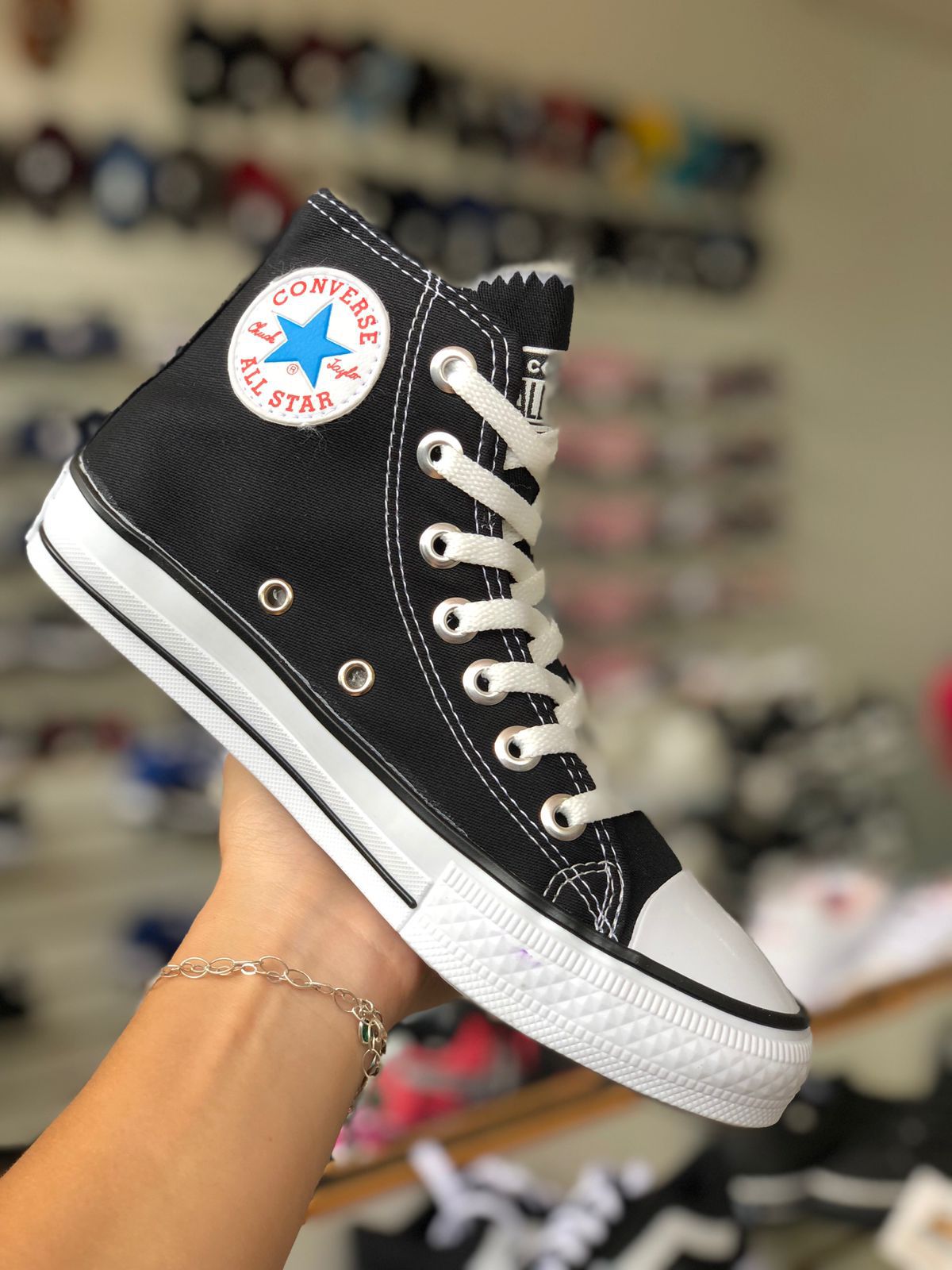 All Star Botinha Preto - Moda Brás