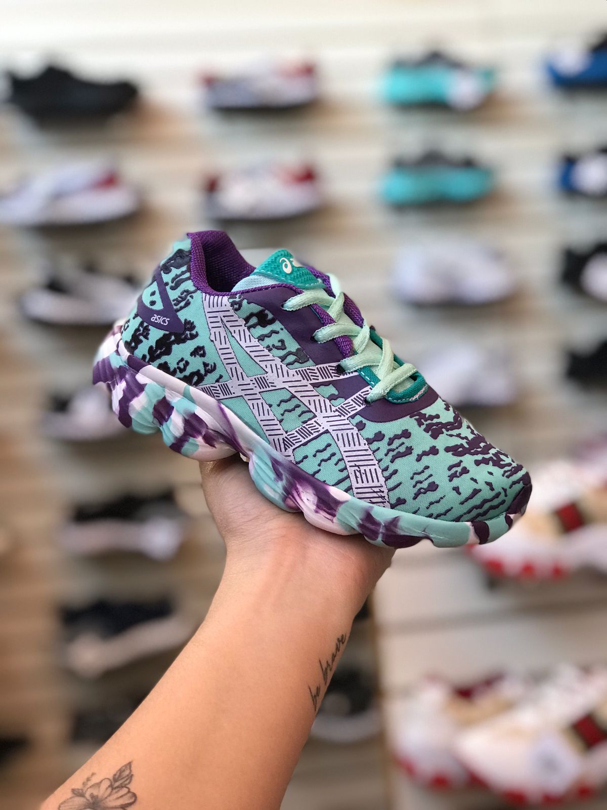 Tenis Asics Gel Sendai Infantil Moda Bras