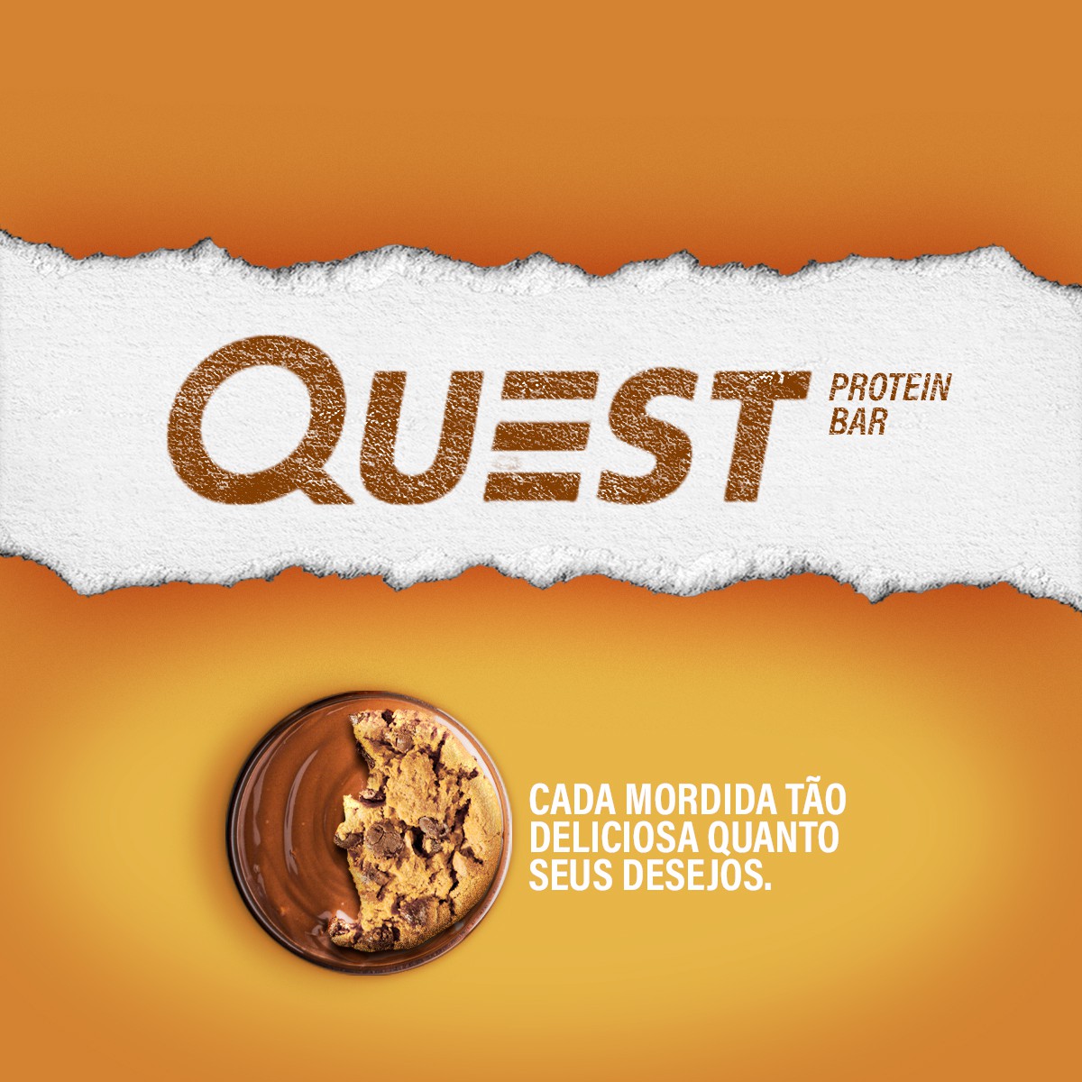 Quest Protein Bar Dipped Choco Chip Cookie Dough 12 Unidades MUV