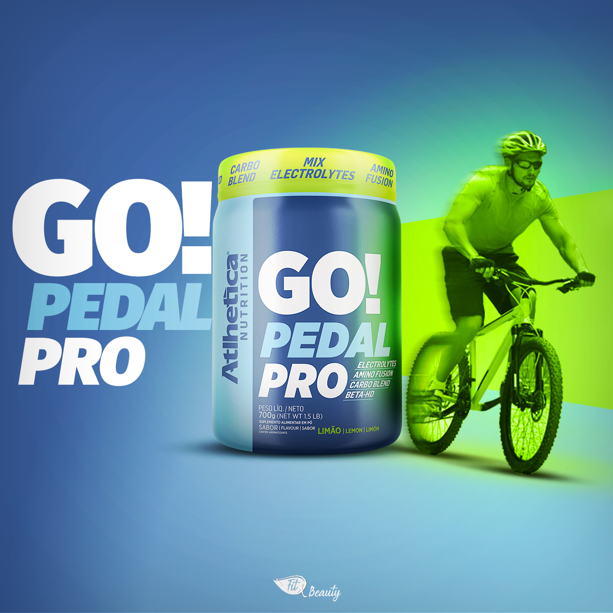 GO! Pedal Pro Limão 700g MUV Viva em Movimento