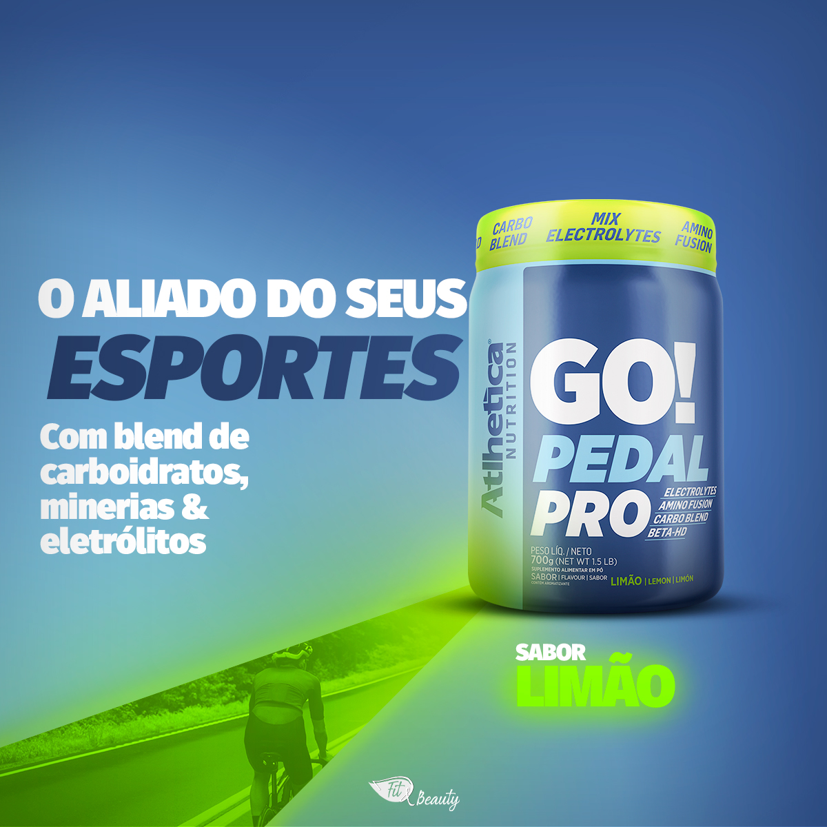 GO! Pedal Pro Limão 700g MUV Viva em Movimento