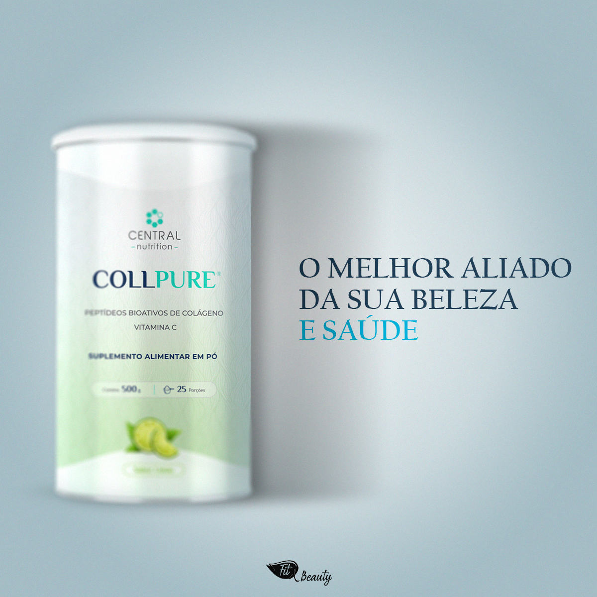 Coll Pure Limão - 450g - Central Nutrition - MUV Suplementos