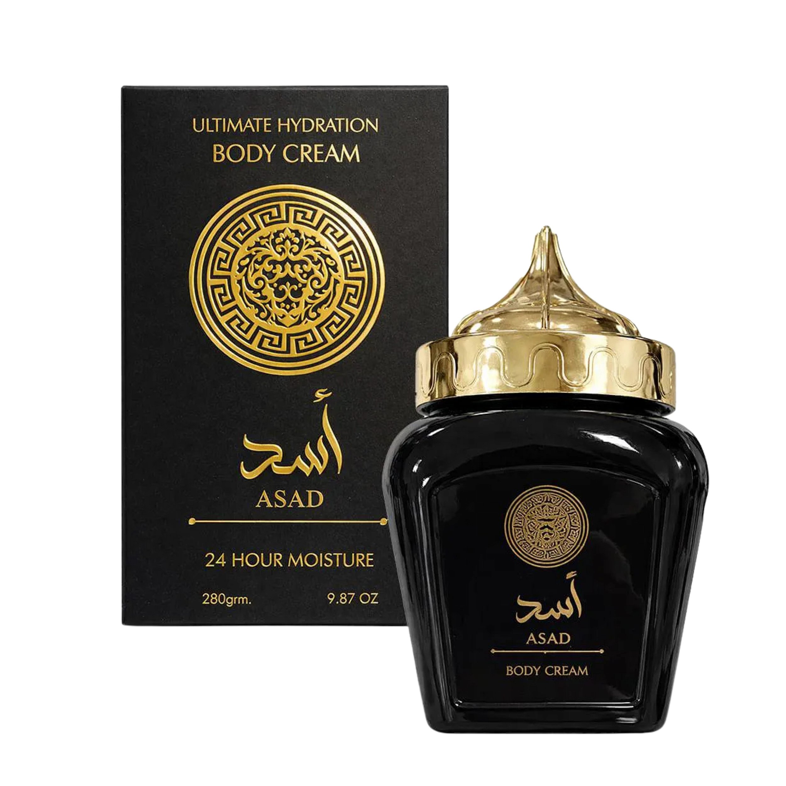 Body Cream Asad Lattafa Creme Hidratante 280g - Vitler Perfumes