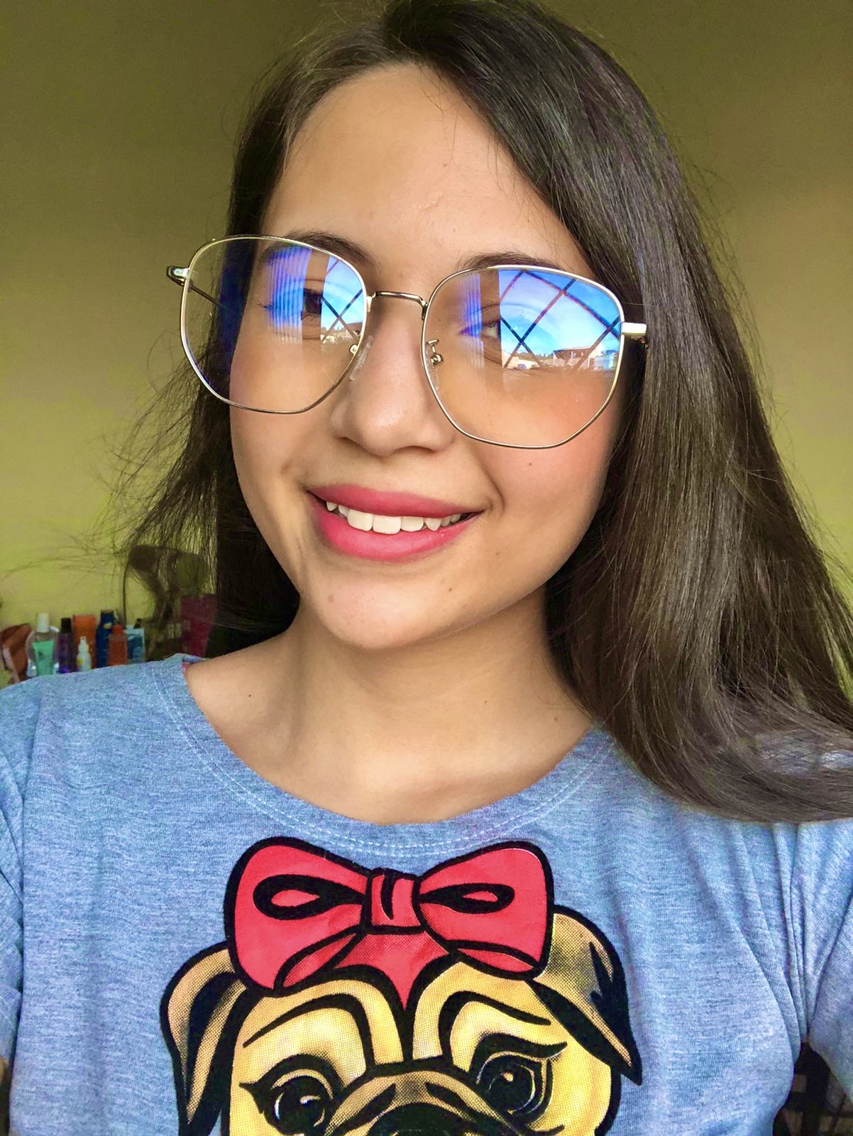 armações de óculos hexagonal