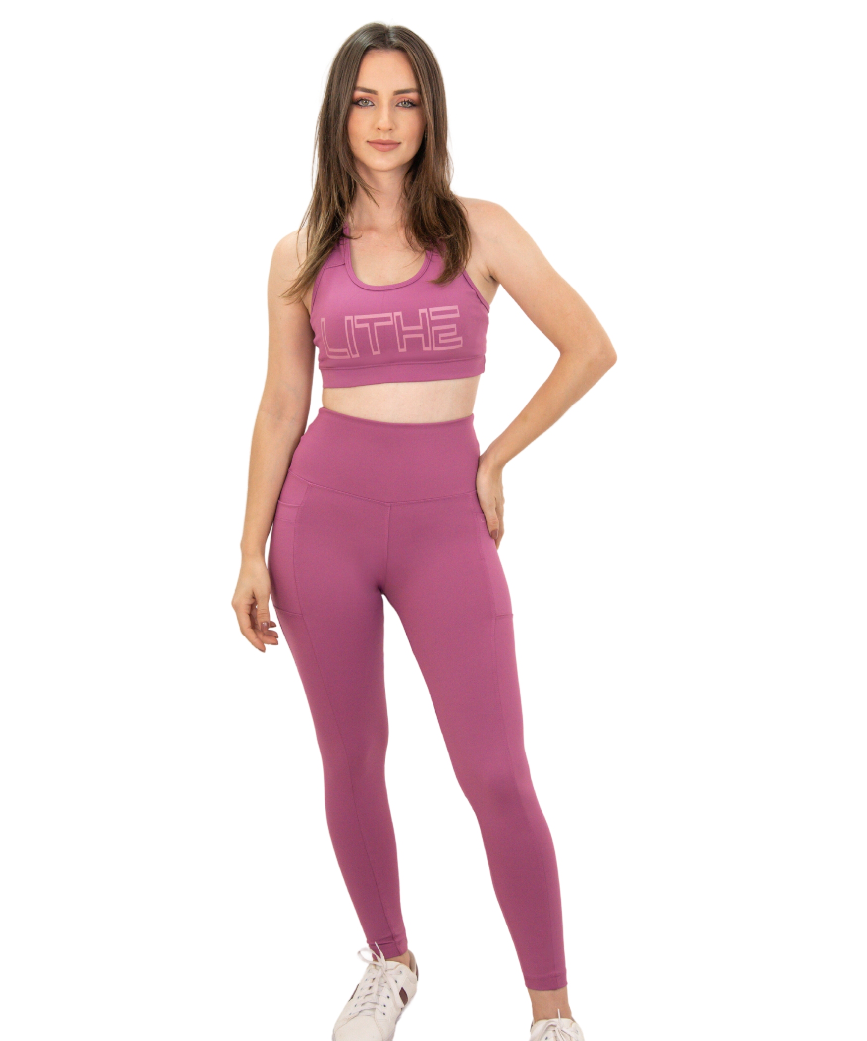 Top Lithe Cross Rosa - Lithe