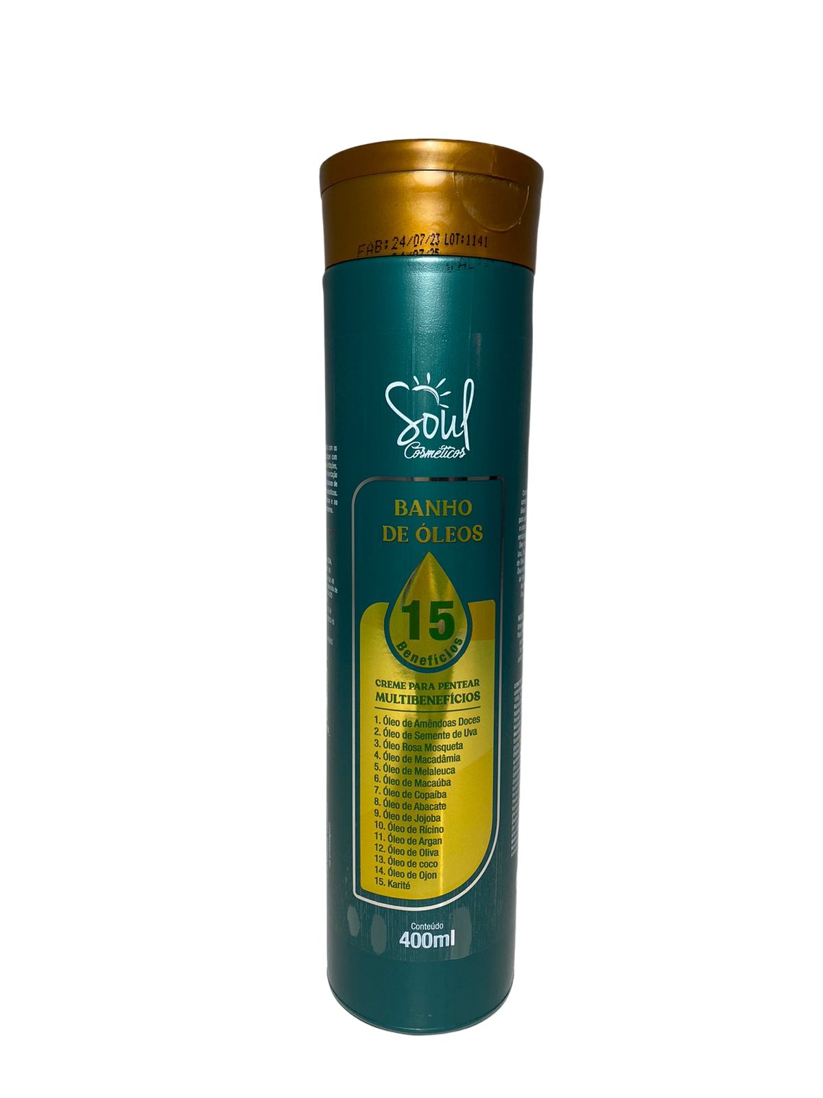 BANHO DE OLEOS 15 BENEFICIOS 400ML SOUL COSMÉTICOS - Bazar do Prazer l  Distribuidora Sex Shop