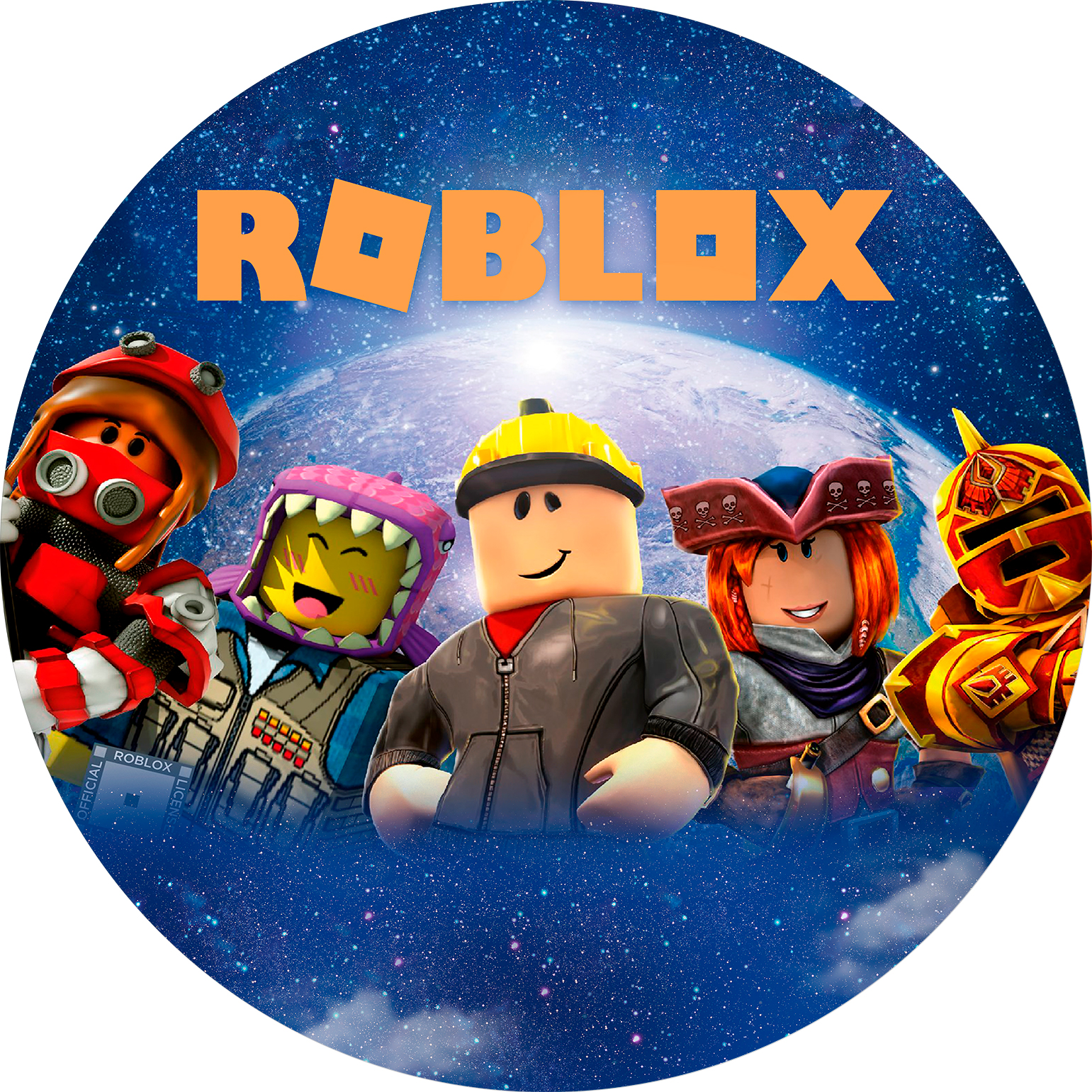 Arte para Painel Redondo Roblox