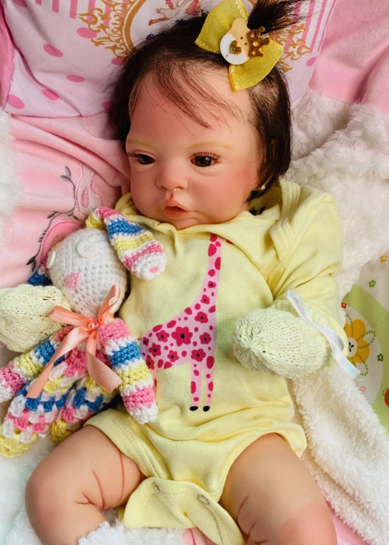 Tipo Boneca Bebê Baby Real Reborn Realista 16 Itens+ Brinde