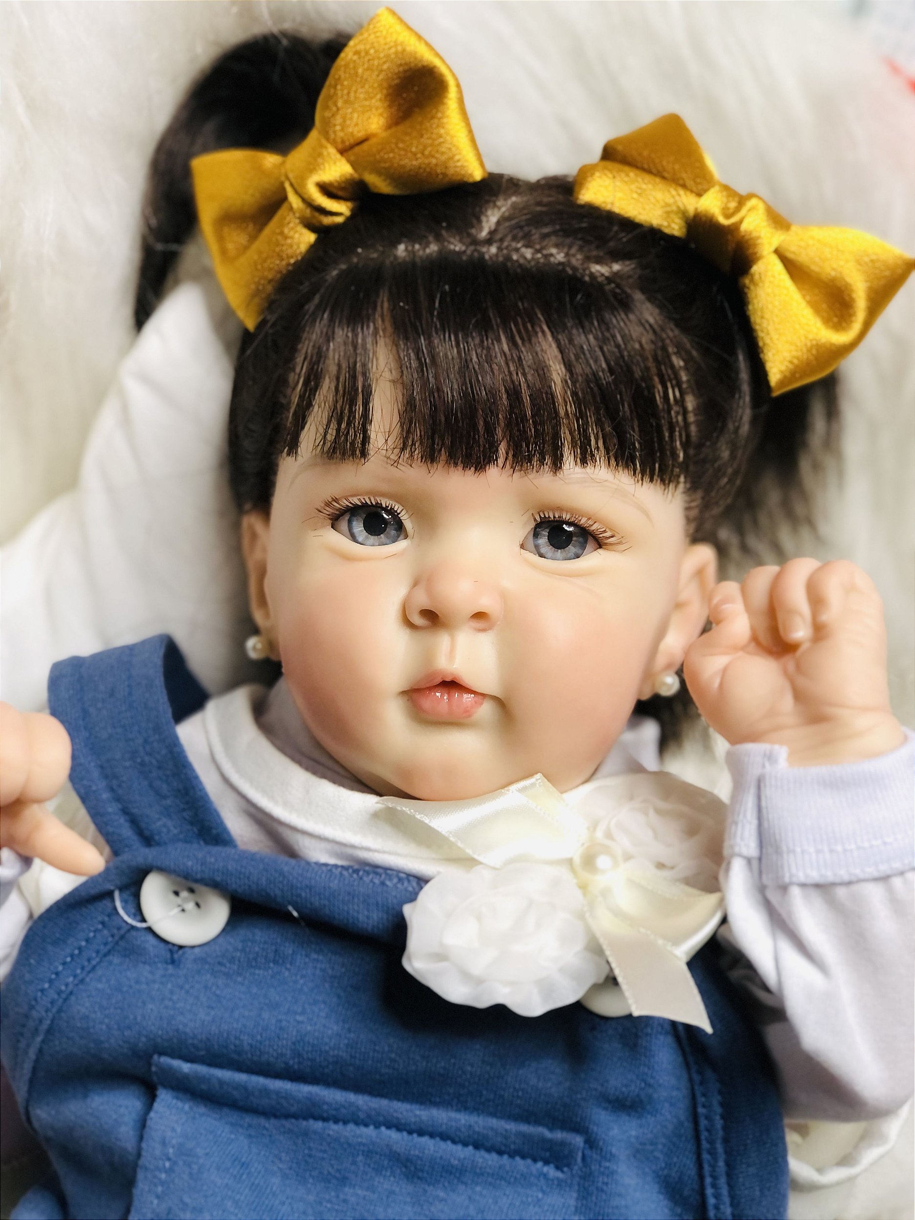 BEBÊ REBORN MENINA TODA EM SILICONE MAGALLY UMA CRIANÇA REAL