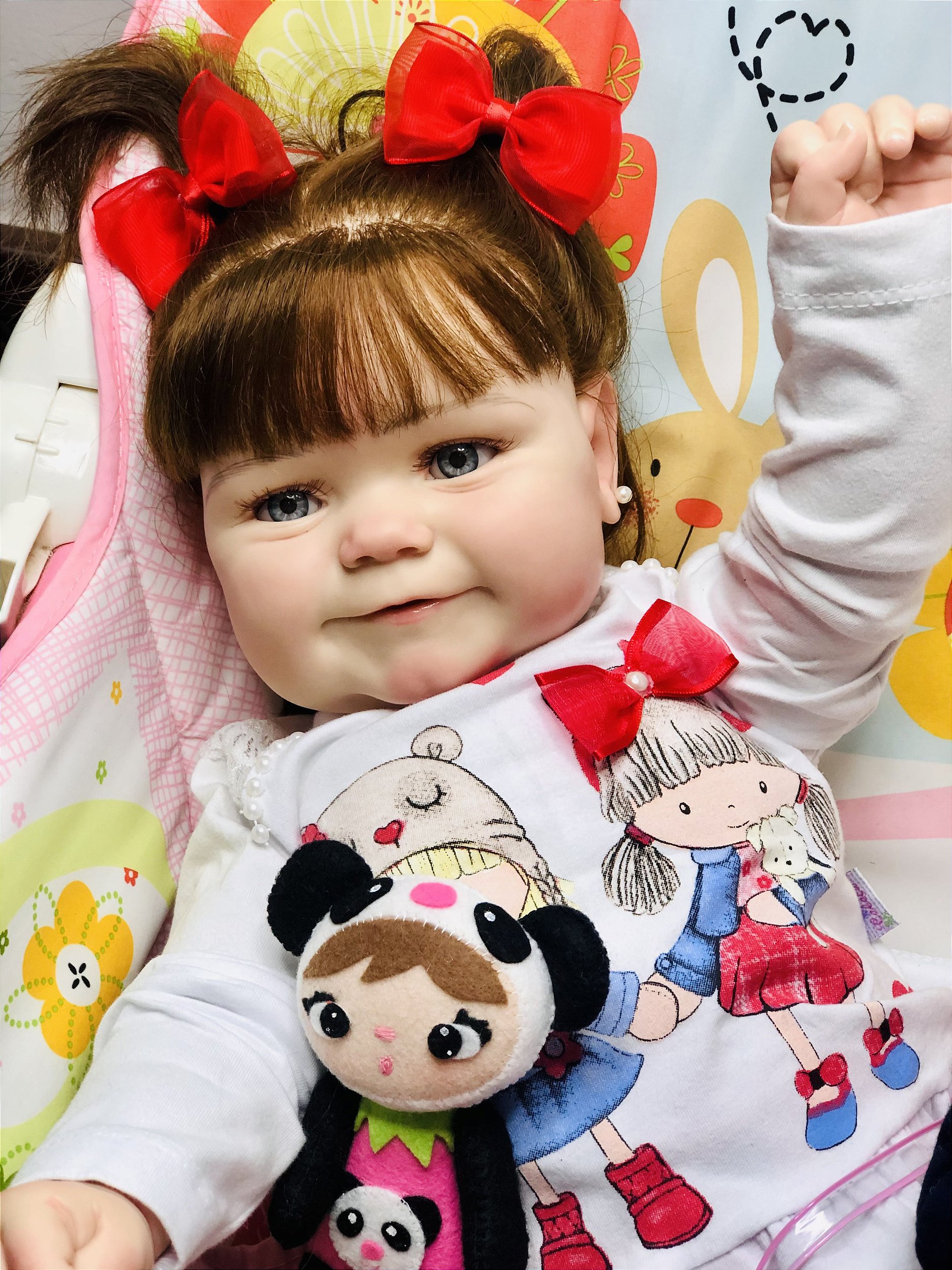 Bebê Reborn Menina Linda Muito Realista Pronta Entrega