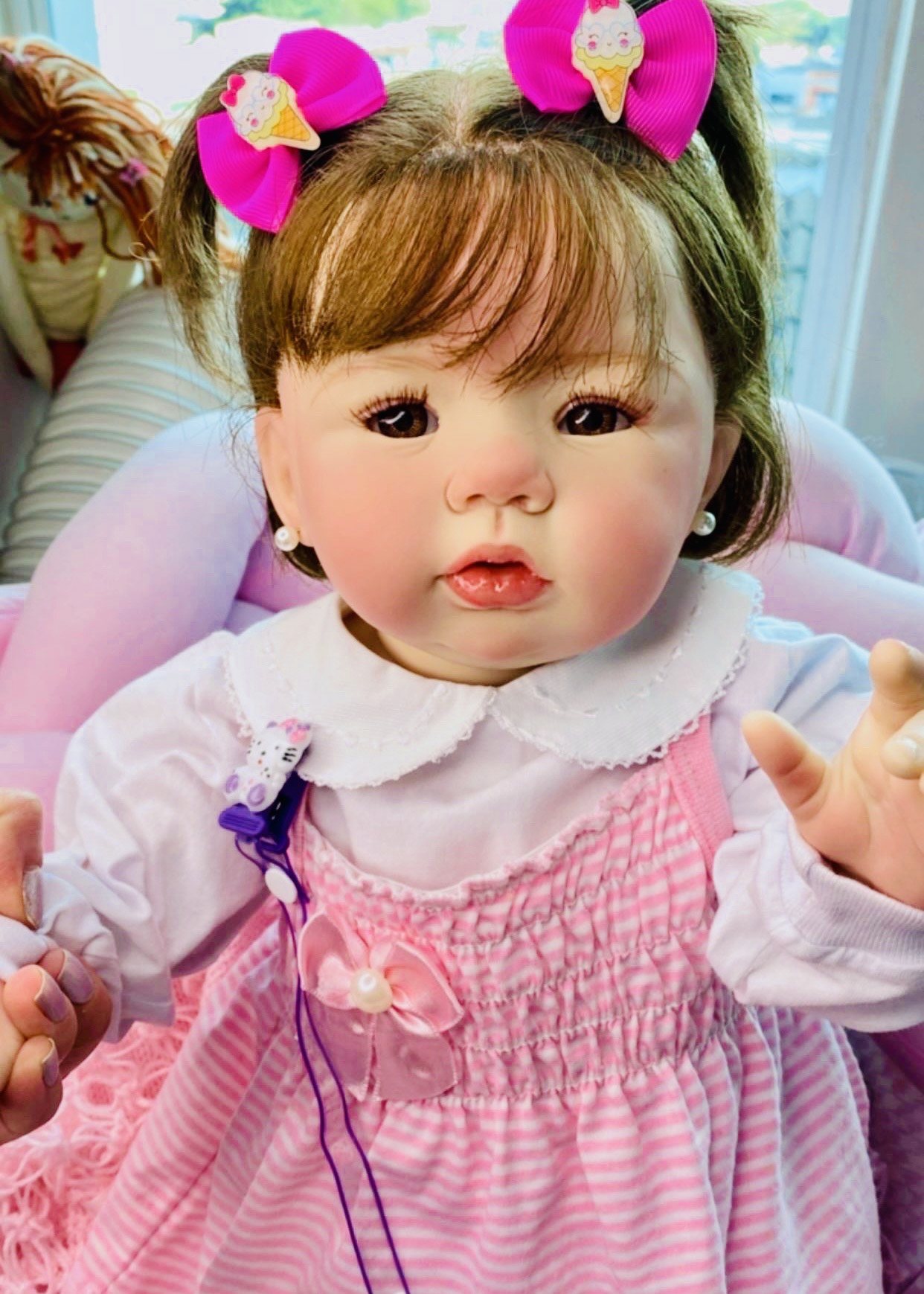 BEBÊ REBORN MENINA TODA EM SILICONE LAURINHA MAIS LINDA DO BRASIL