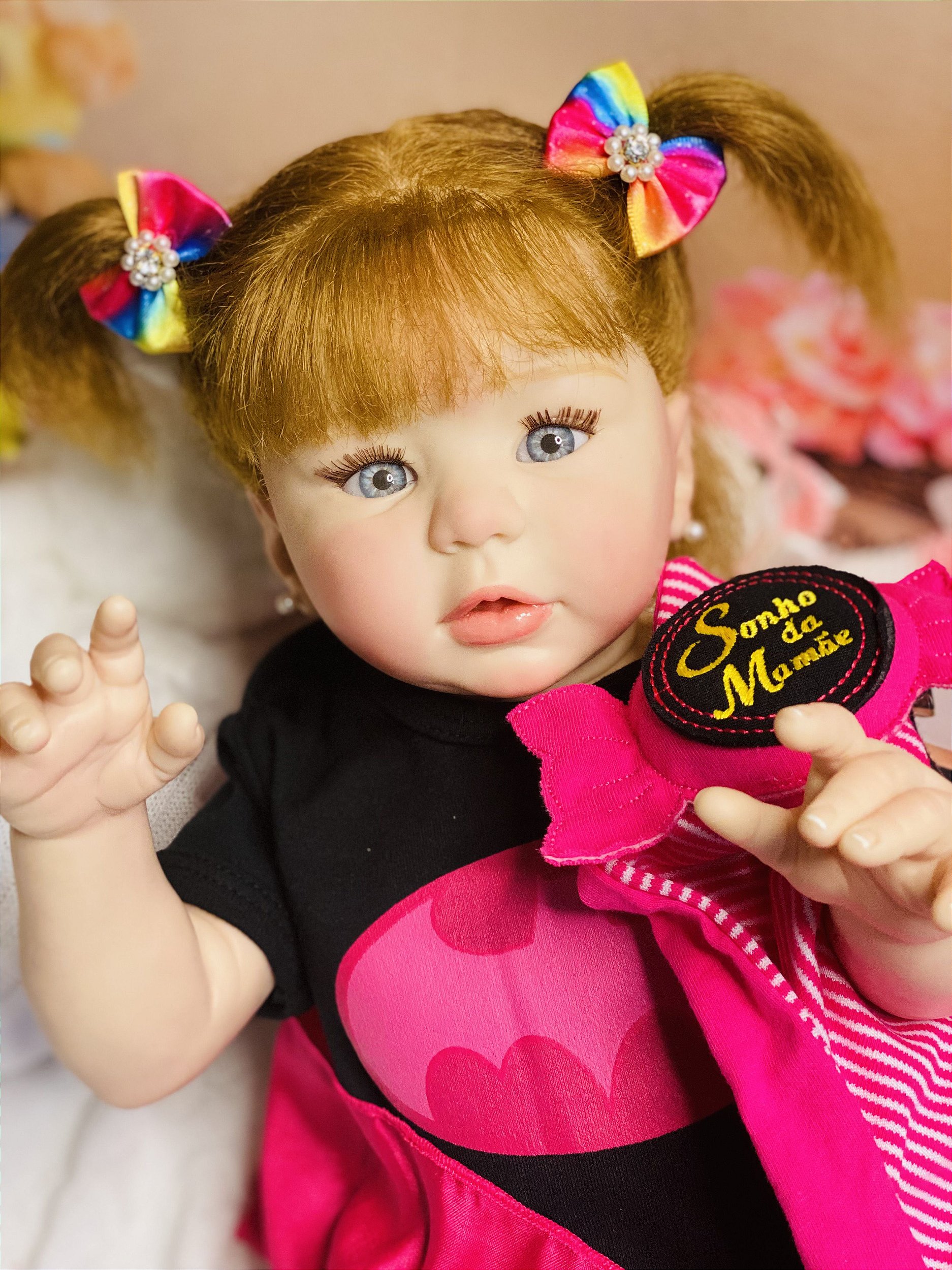 BEBÊ REBORN MEGA REALISTA TODA EM SILICONE ARIANNE COLEÇÃO NOVA -  Maternidade Mundo Baby Reborn