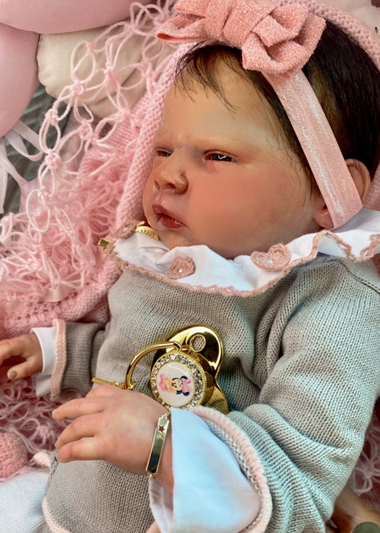 BEBÊ REBORN TINKY HIPER REALISTA TODA EM SILICONE PRONTA ENTREGA -  Maternidade Mundo Baby Reborn