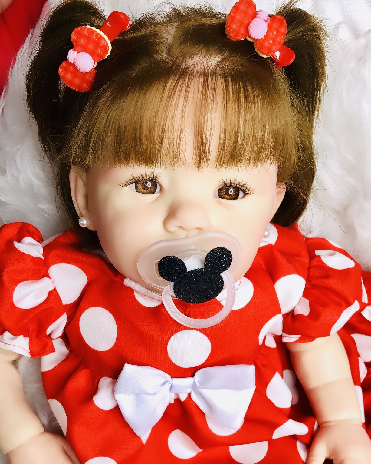 BEBÊ REBORN MENINA TODA EM SILICONE PIETRA REALISTA FOFURA - Maternidade  Mundo Baby Reborn