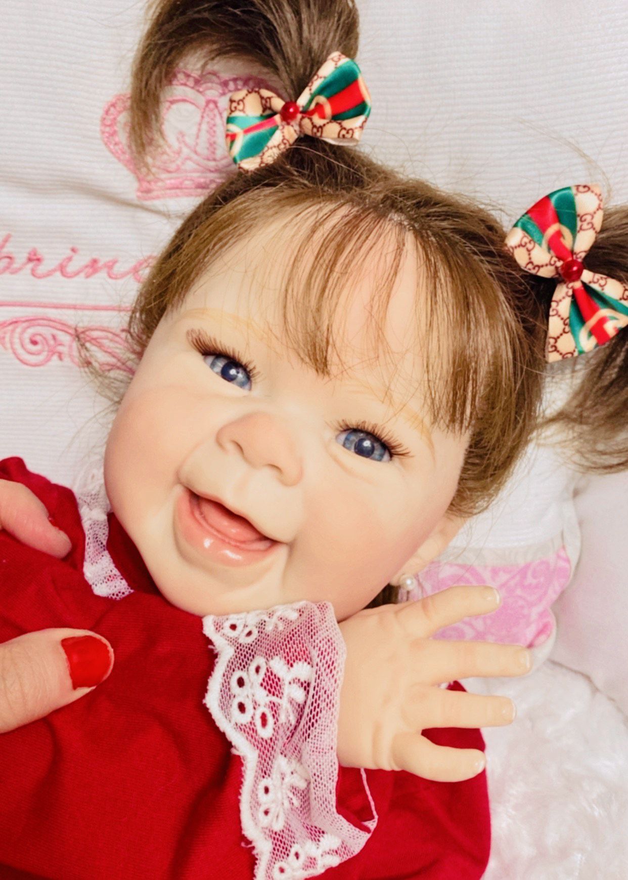 Bebê Reborn Menina Realista Silicone, Banho Fio A Fio Baby