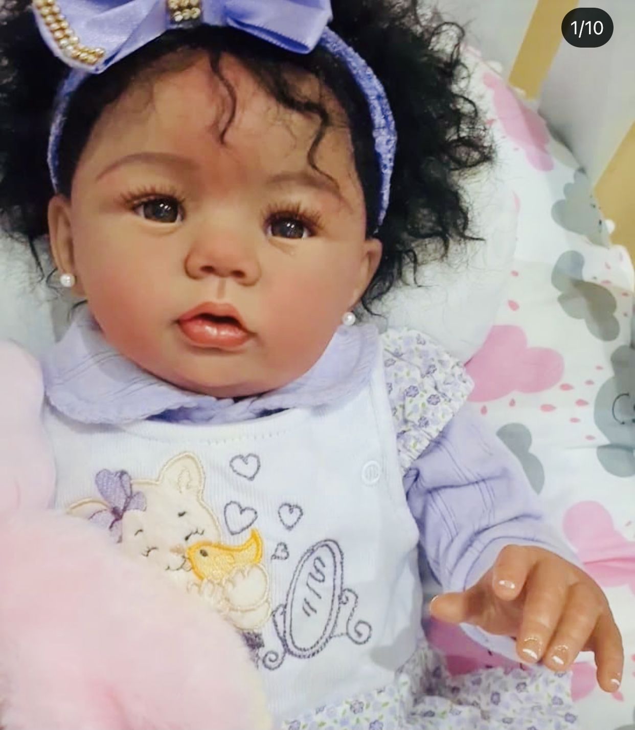 Bebê Reborn Menina Linda Muito Realista Pronta Entrega