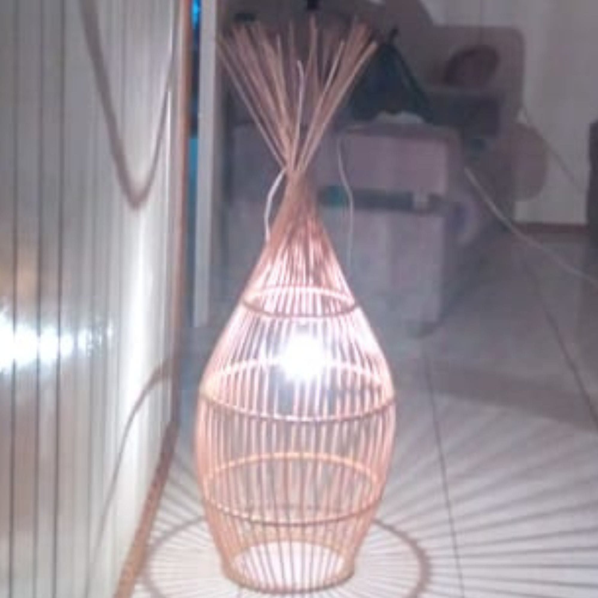 Luminária decorativa em vime Kihei - Mahalo Decor - Luminárias e