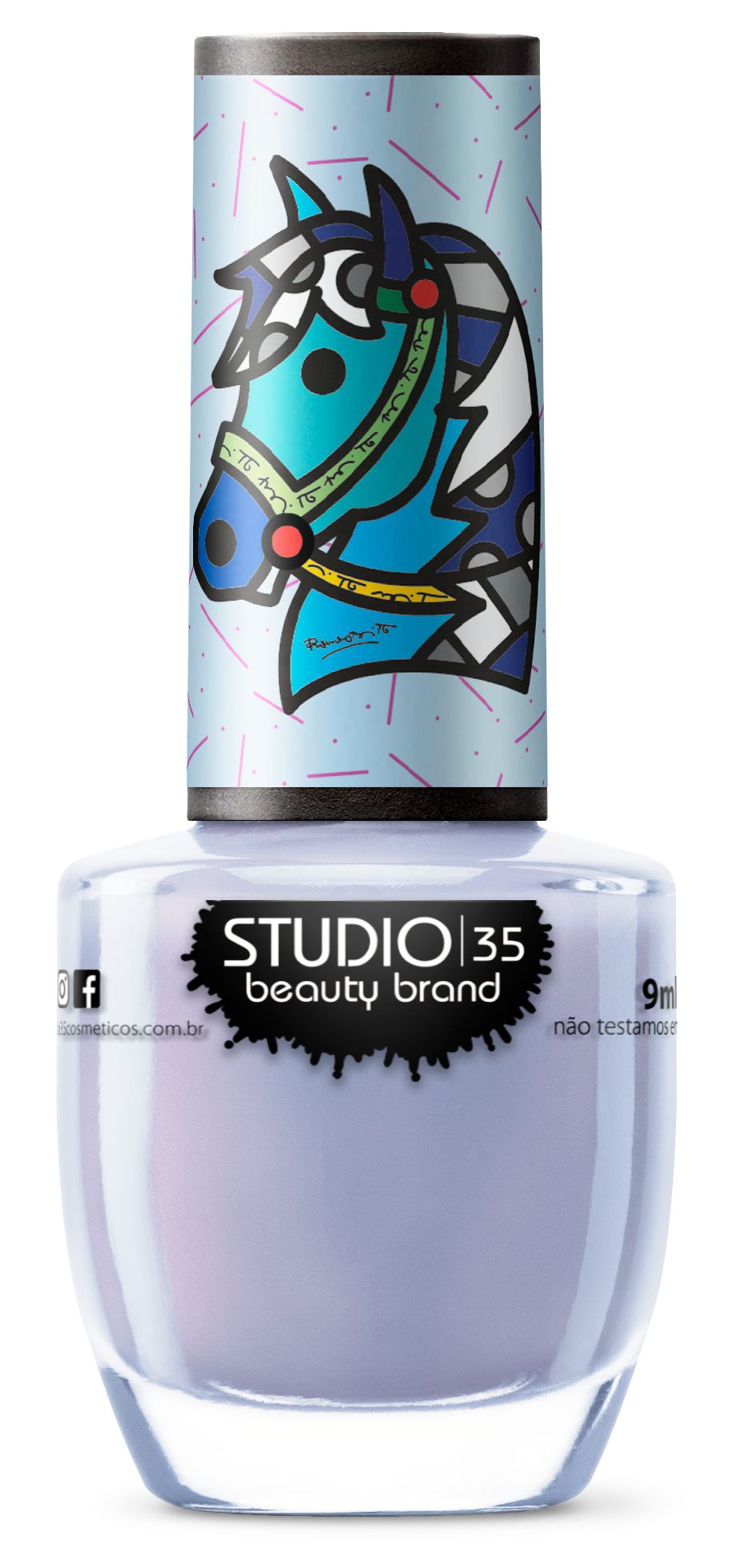 Esmalte #XequeMate Studio 35 Coleção Romero Britto - 9ml