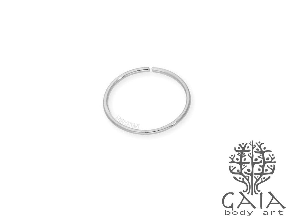 Argola em Aço Cirúrgico para Nariz - 1mm - Catri Piercing