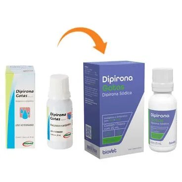 Biovet Dipirona Gotas para Cães e Gatos 20ml - Mercado Animal Pet Shop ...